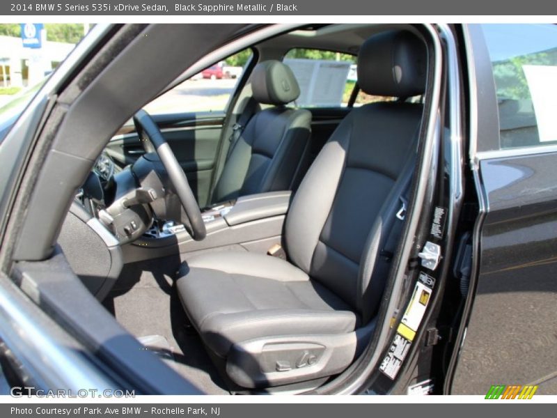 Black Sapphire Metallic / Black 2014 BMW 5 Series 535i xDrive Sedan
