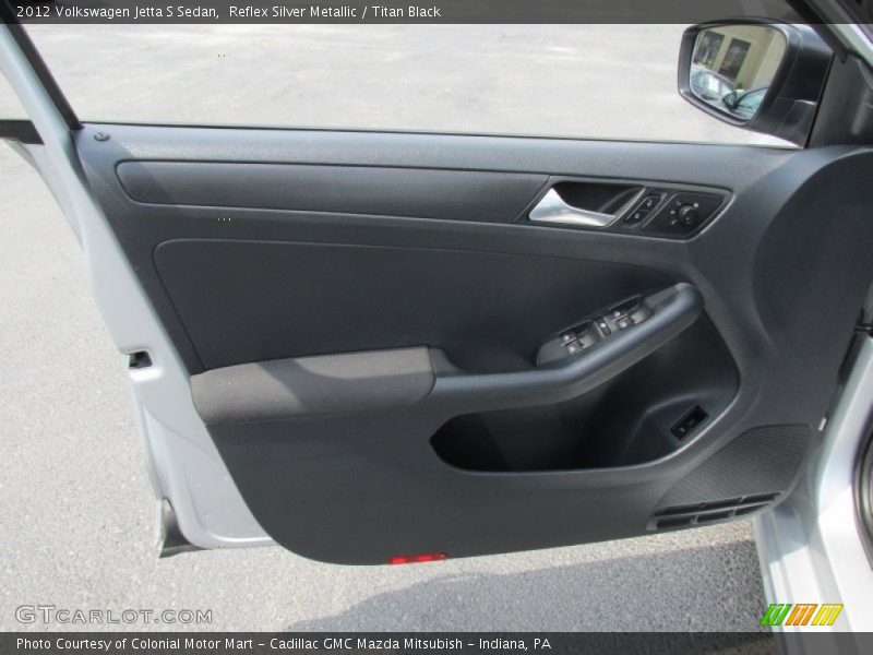 Reflex Silver Metallic / Titan Black 2012 Volkswagen Jetta S Sedan
