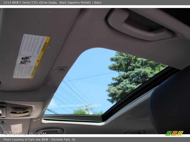 Black Sapphire Metallic / Black 2014 BMW 5 Series 535i xDrive Sedan