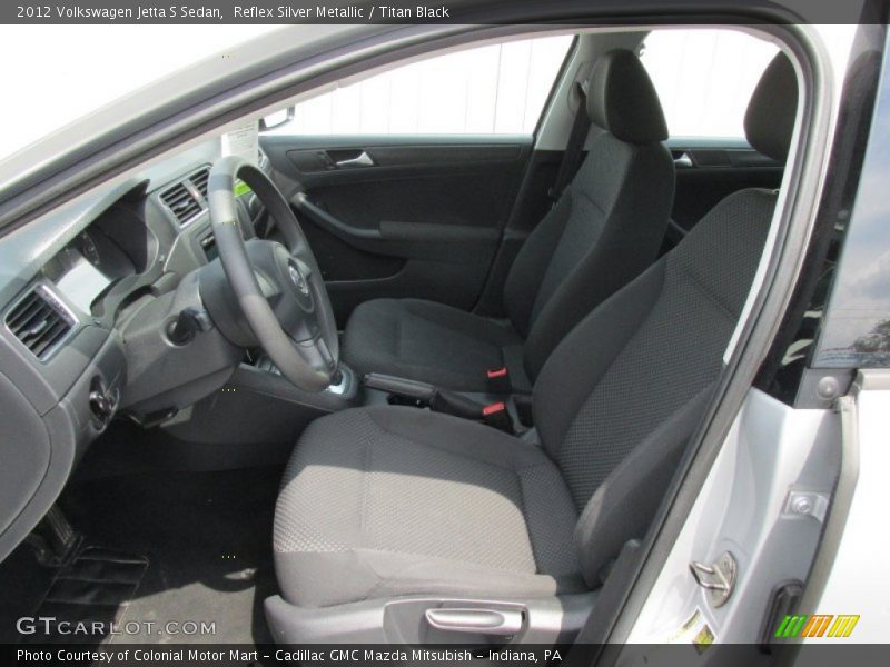 Reflex Silver Metallic / Titan Black 2012 Volkswagen Jetta S Sedan