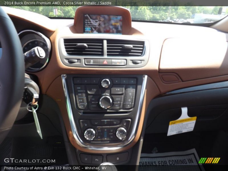 Cocoa Silver Metallic / Saddle 2014 Buick Encore Premium AWD