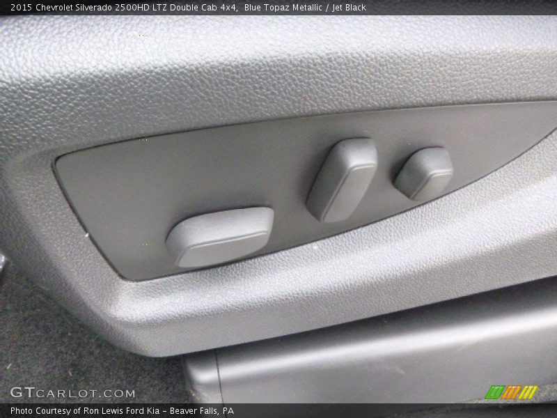 Blue Topaz Metallic / Jet Black 2015 Chevrolet Silverado 2500HD LTZ Double Cab 4x4