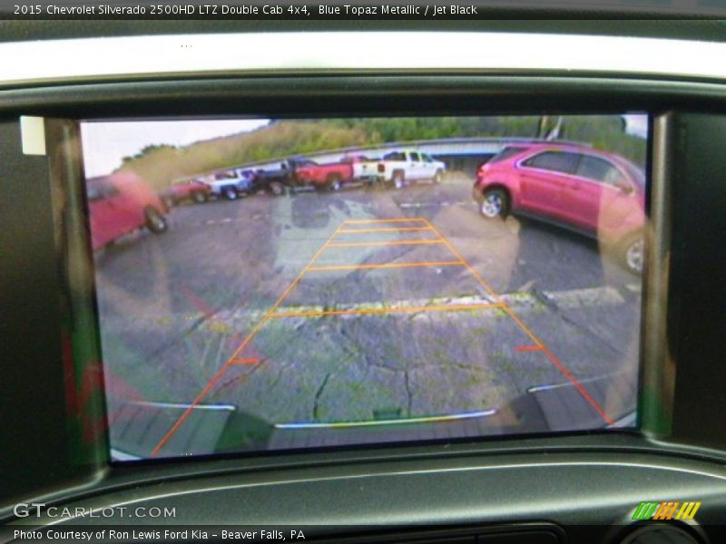 Blue Topaz Metallic / Jet Black 2015 Chevrolet Silverado 2500HD LTZ Double Cab 4x4