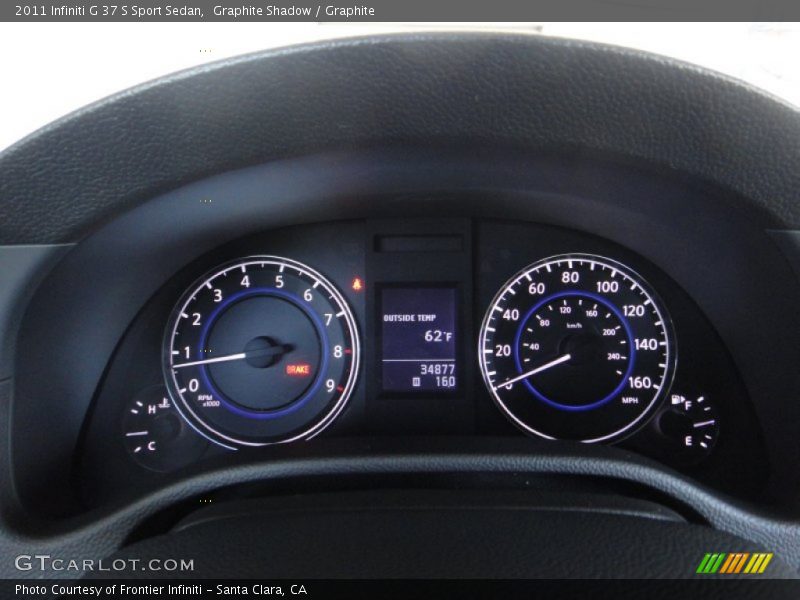 Graphite Shadow / Graphite 2011 Infiniti G 37 S Sport Sedan