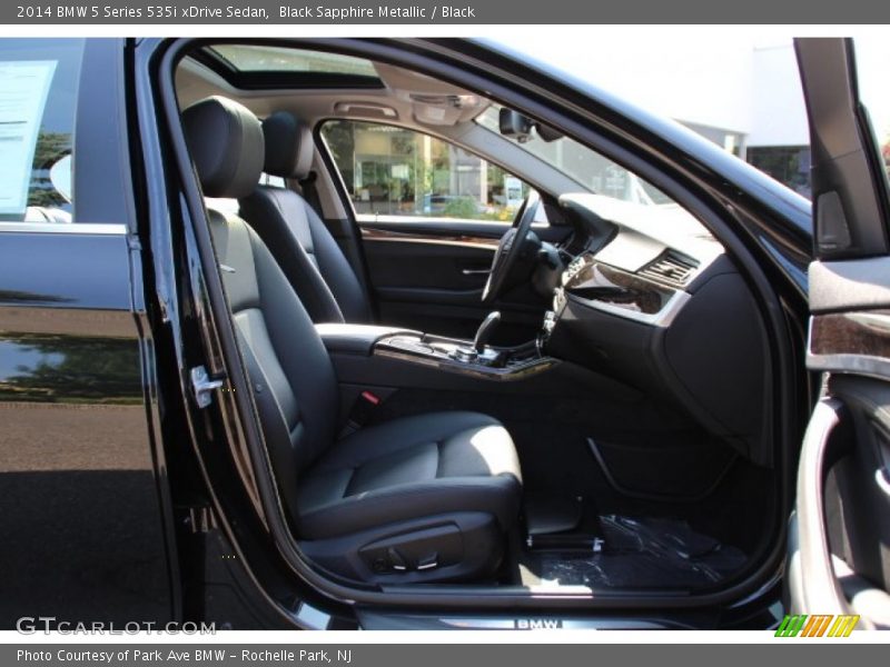 Black Sapphire Metallic / Black 2014 BMW 5 Series 535i xDrive Sedan