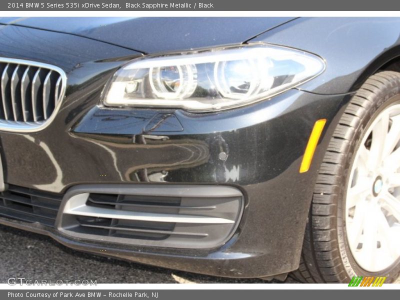 Black Sapphire Metallic / Black 2014 BMW 5 Series 535i xDrive Sedan