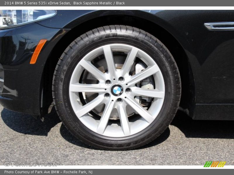 Black Sapphire Metallic / Black 2014 BMW 5 Series 535i xDrive Sedan