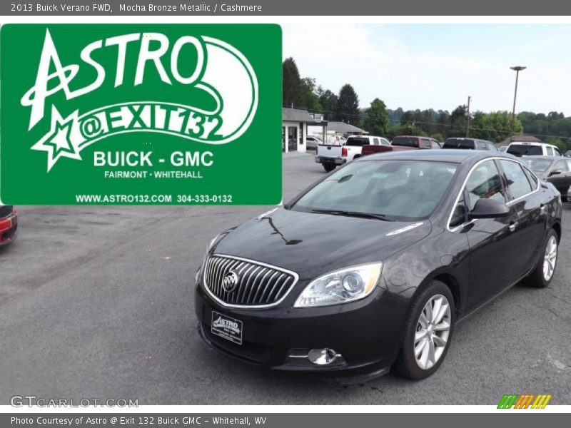 Mocha Bronze Metallic / Cashmere 2013 Buick Verano FWD