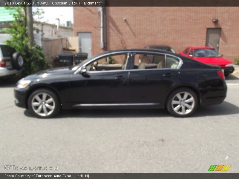 Obsidian Black / Parchment 2010 Lexus GS 350 AWD