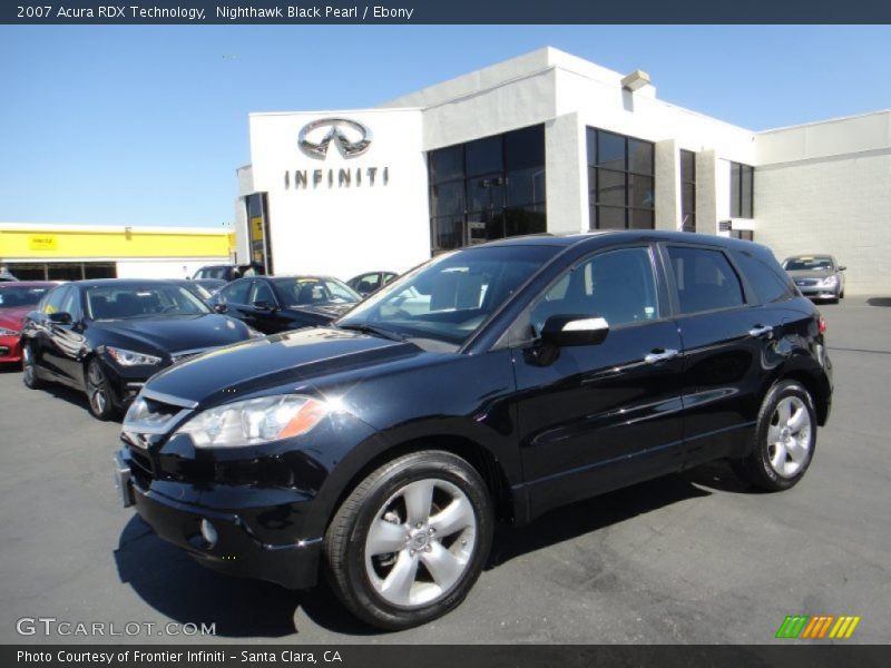 Nighthawk Black Pearl / Ebony 2007 Acura RDX Technology