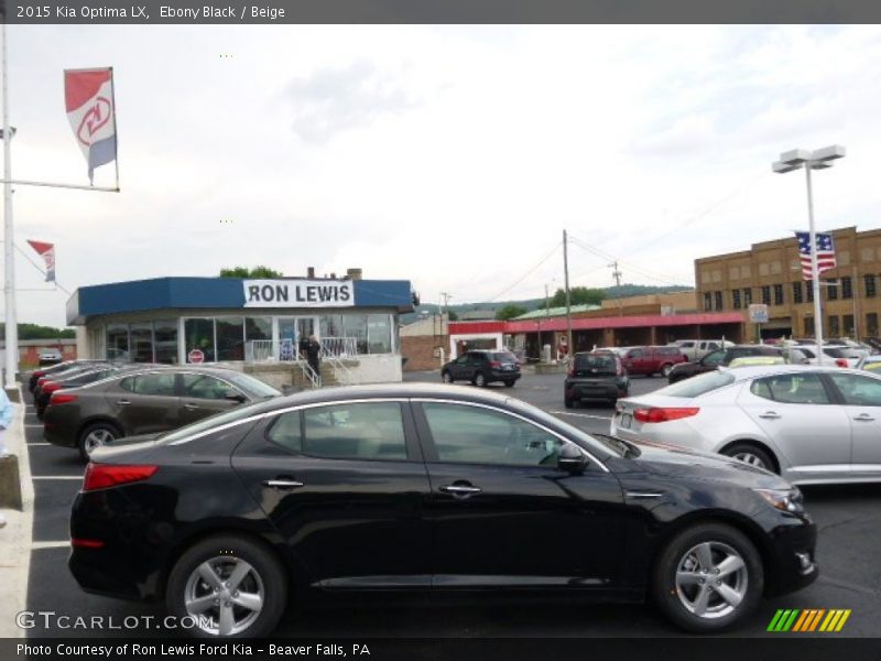Ebony Black / Beige 2015 Kia Optima LX