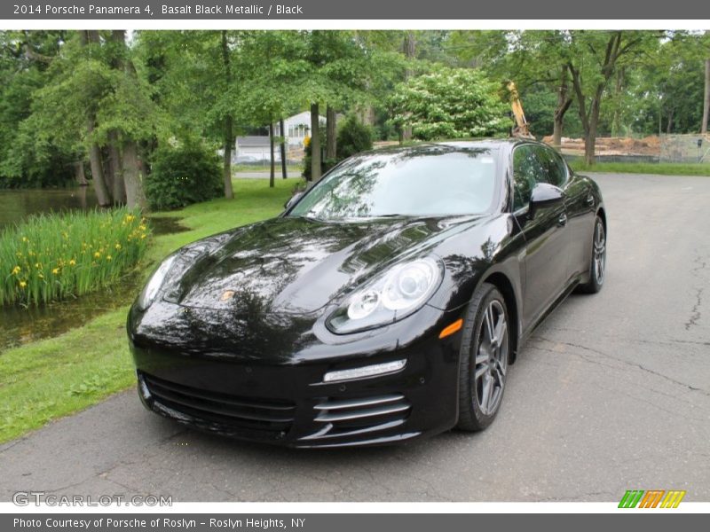 Basalt Black Metallic / Black 2014 Porsche Panamera 4