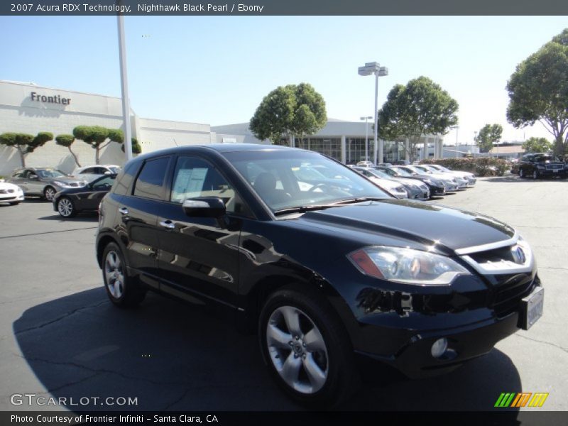Nighthawk Black Pearl / Ebony 2007 Acura RDX Technology