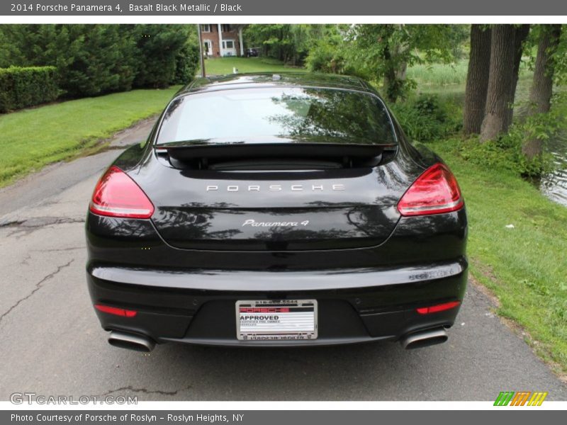 Basalt Black Metallic / Black 2014 Porsche Panamera 4