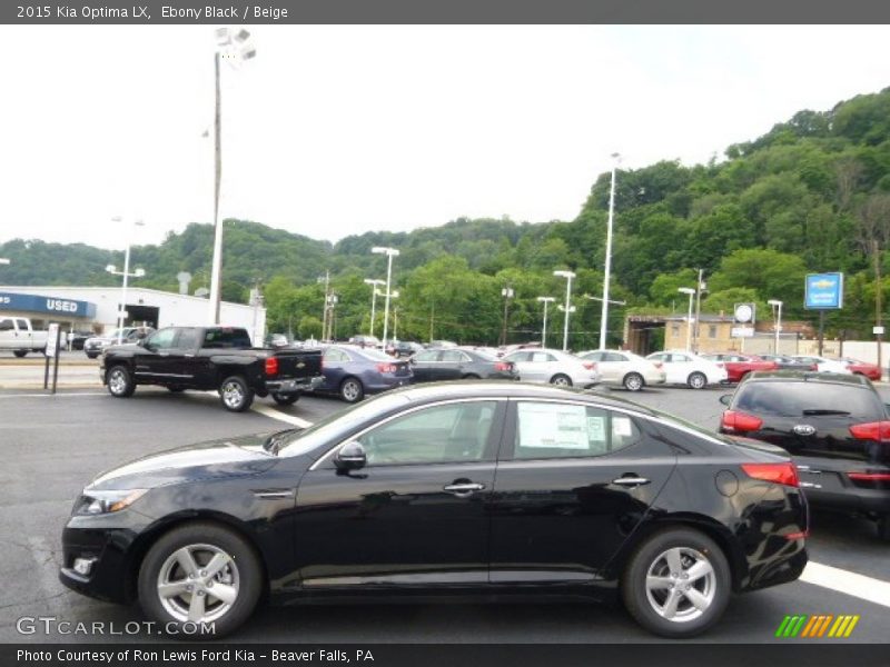 Ebony Black / Beige 2015 Kia Optima LX