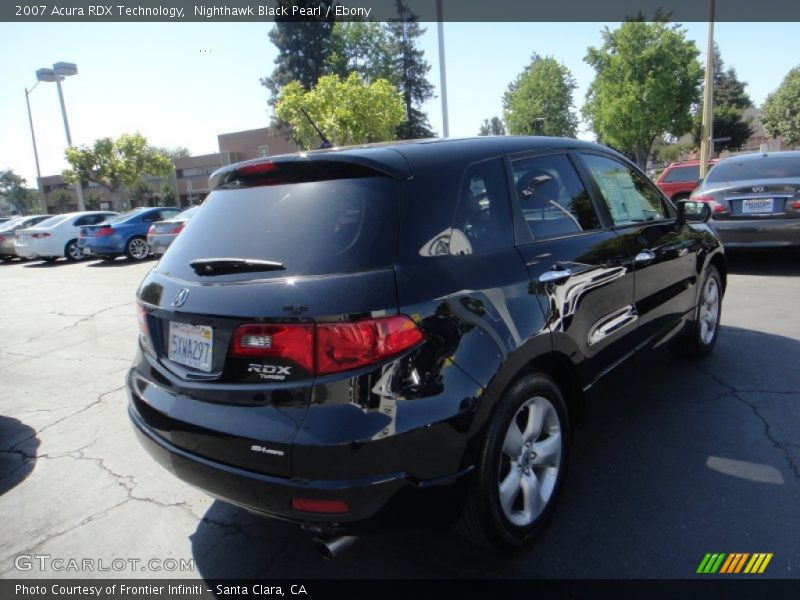 Nighthawk Black Pearl / Ebony 2007 Acura RDX Technology