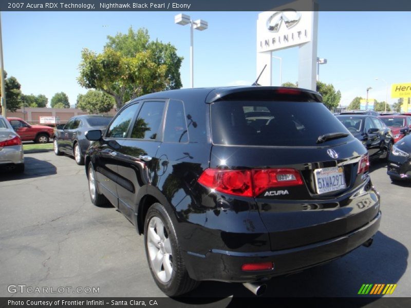 Nighthawk Black Pearl / Ebony 2007 Acura RDX Technology