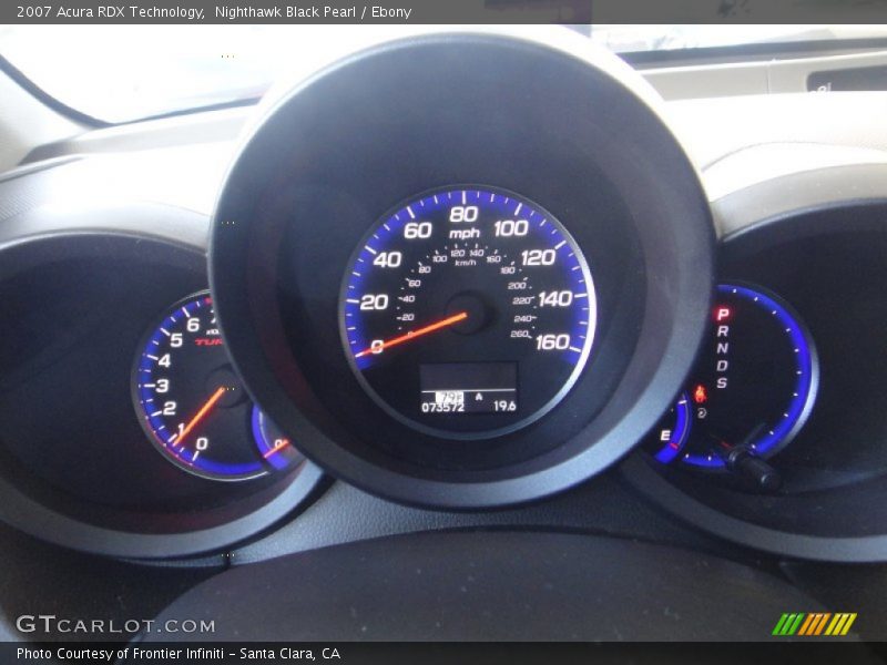 Nighthawk Black Pearl / Ebony 2007 Acura RDX Technology
