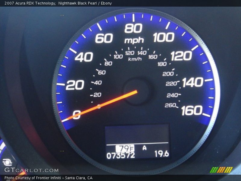 Nighthawk Black Pearl / Ebony 2007 Acura RDX Technology