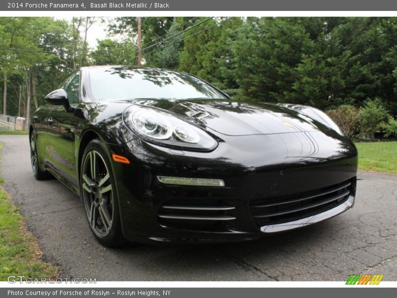 Basalt Black Metallic / Black 2014 Porsche Panamera 4