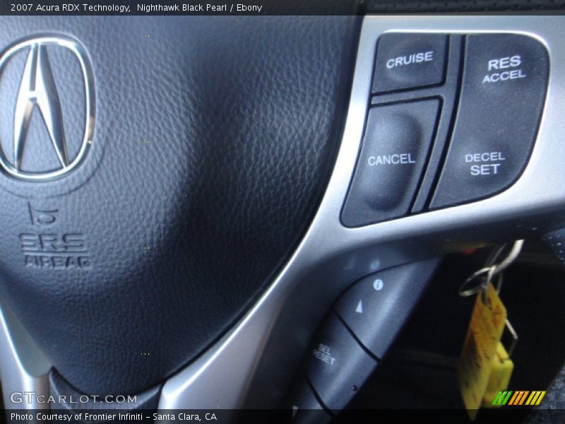 Nighthawk Black Pearl / Ebony 2007 Acura RDX Technology