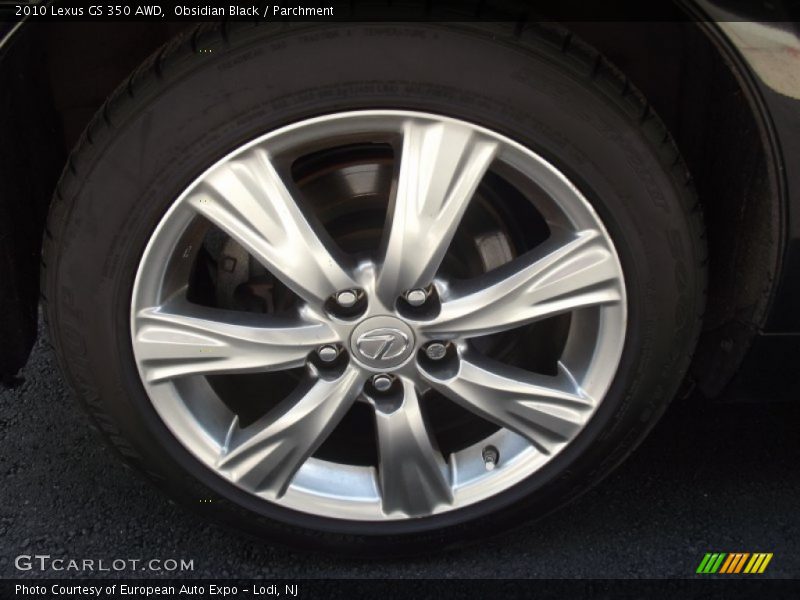 Obsidian Black / Parchment 2010 Lexus GS 350 AWD
