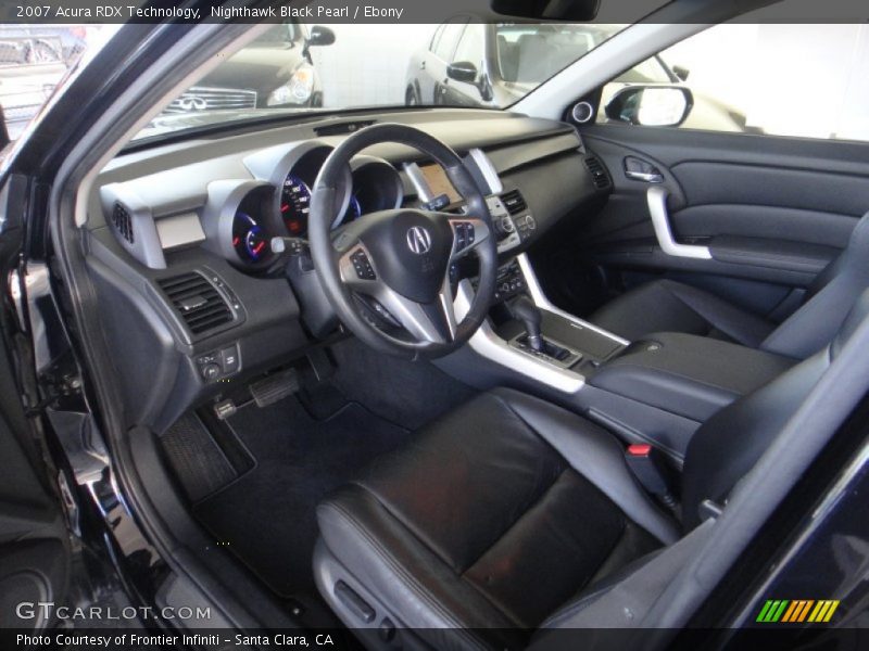 Nighthawk Black Pearl / Ebony 2007 Acura RDX Technology
