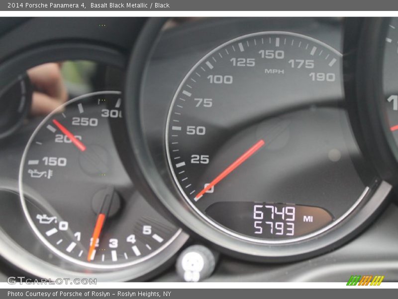 Basalt Black Metallic / Black 2014 Porsche Panamera 4