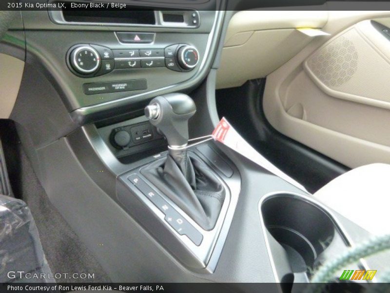  2015 Optima LX 6 Speed Sportmatic Automatic Shifter