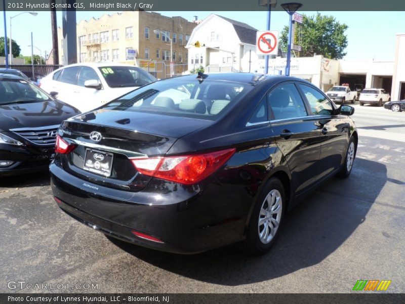 Midnight Black / Gray 2012 Hyundai Sonata GLS