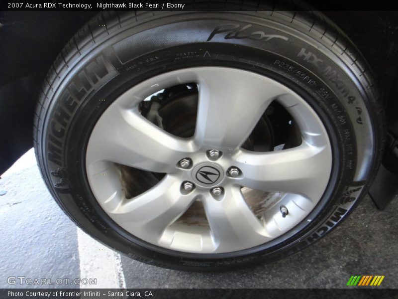 Nighthawk Black Pearl / Ebony 2007 Acura RDX Technology