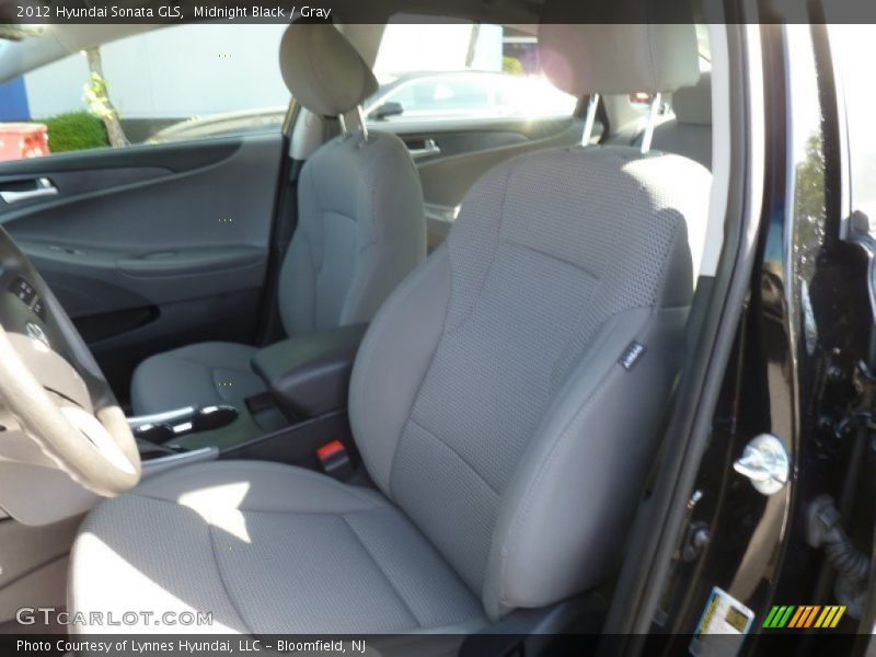 Midnight Black / Gray 2012 Hyundai Sonata GLS