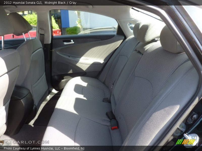 Midnight Black / Gray 2012 Hyundai Sonata GLS