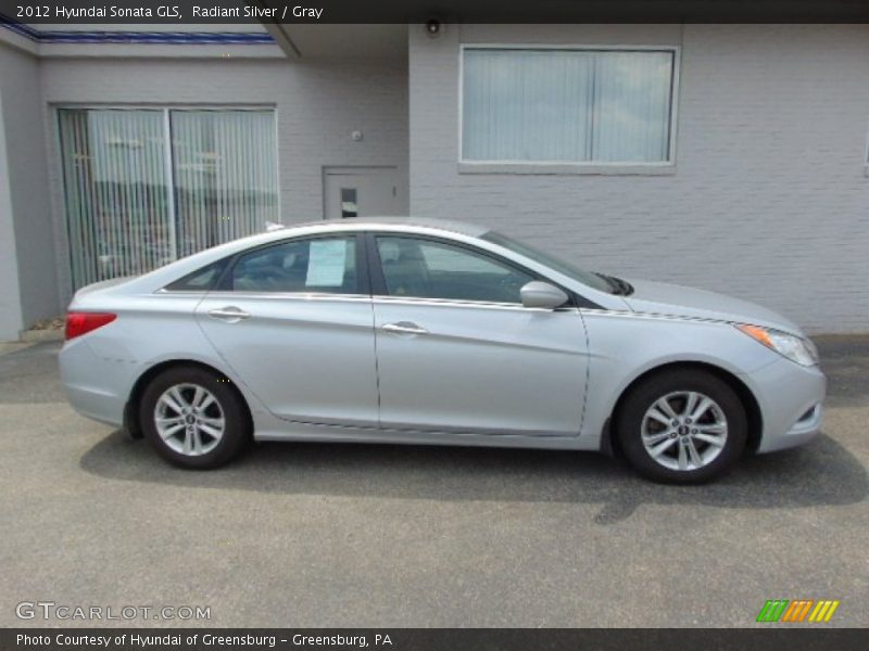 Radiant Silver / Gray 2012 Hyundai Sonata GLS