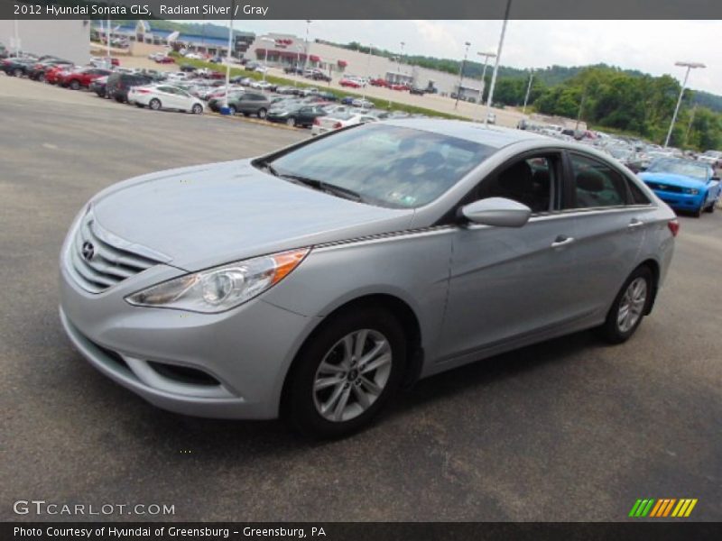 Radiant Silver / Gray 2012 Hyundai Sonata GLS