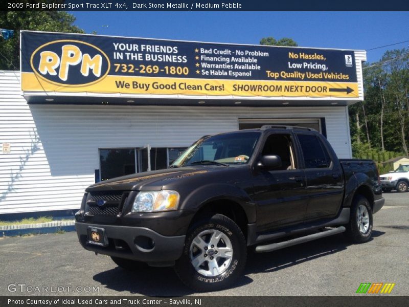 Dark Stone Metallic / Medium Pebble 2005 Ford Explorer Sport Trac XLT 4x4