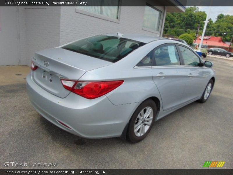 Radiant Silver / Gray 2012 Hyundai Sonata GLS
