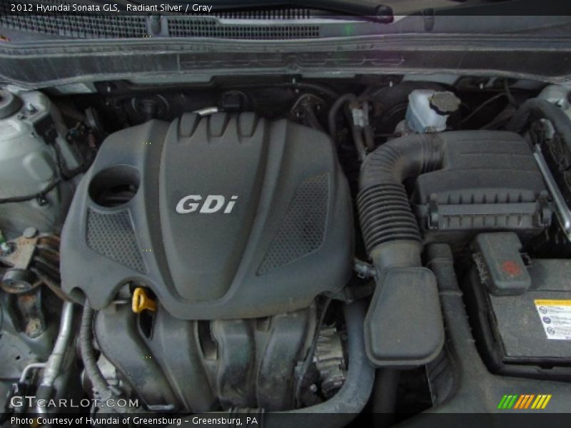 Radiant Silver / Gray 2012 Hyundai Sonata GLS