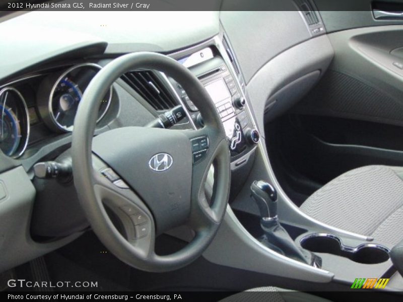 Radiant Silver / Gray 2012 Hyundai Sonata GLS