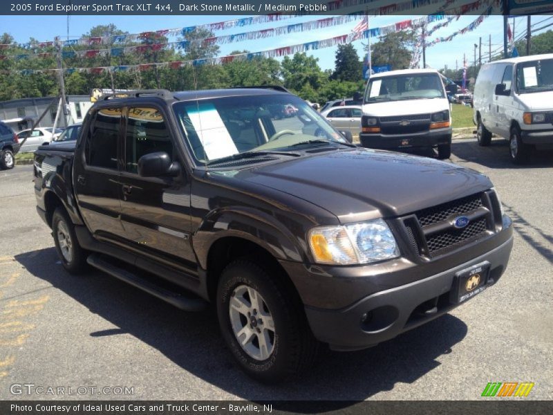 Dark Stone Metallic / Medium Pebble 2005 Ford Explorer Sport Trac XLT 4x4