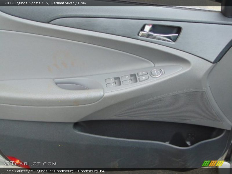 Radiant Silver / Gray 2012 Hyundai Sonata GLS