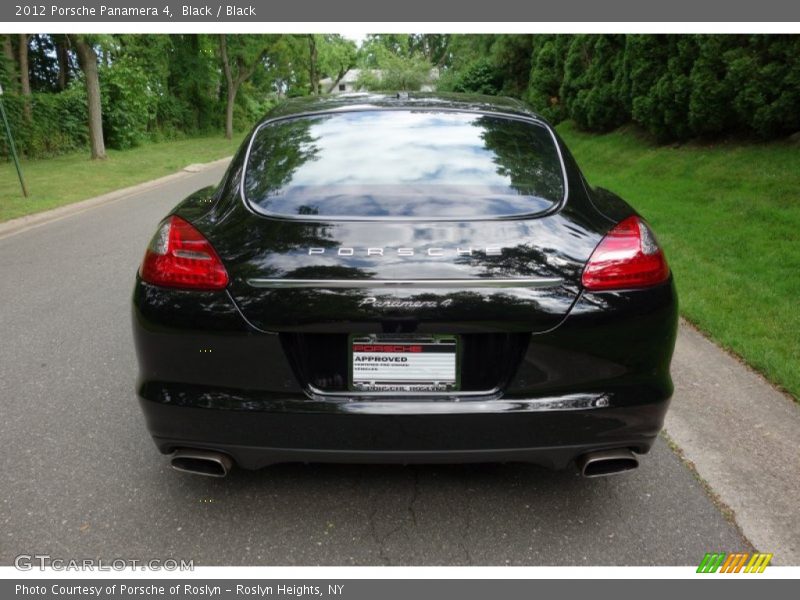 Black / Black 2012 Porsche Panamera 4