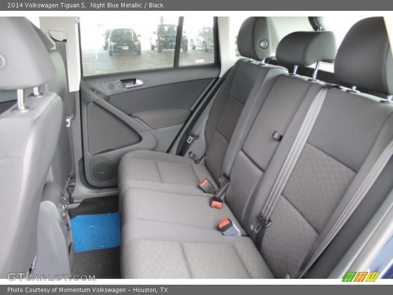 Night Blue Metallic / Black 2014 Volkswagen Tiguan S