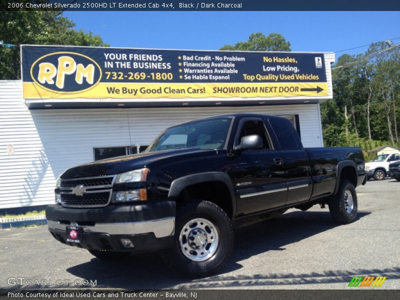 Black / Dark Charcoal 2006 Chevrolet Silverado 2500HD LT Extended Cab 4x4