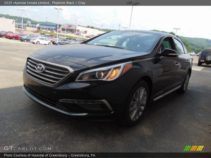 Phantom Black / Gray 2015 Hyundai Sonata Limited
