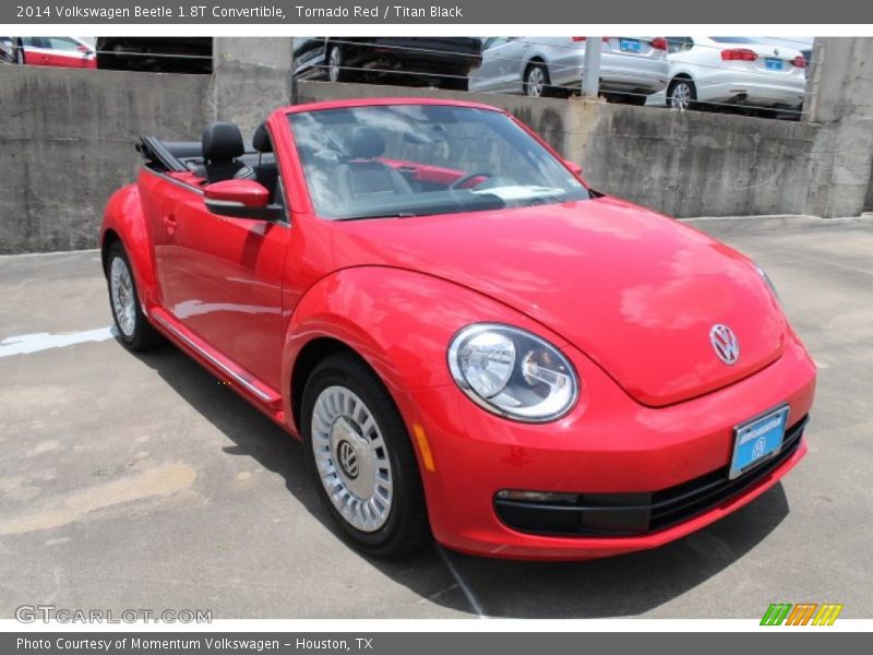 Tornado Red / Titan Black 2014 Volkswagen Beetle 1.8T Convertible
