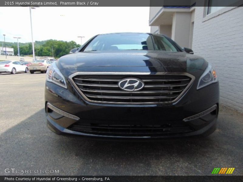 Phantom Black / Gray 2015 Hyundai Sonata Limited
