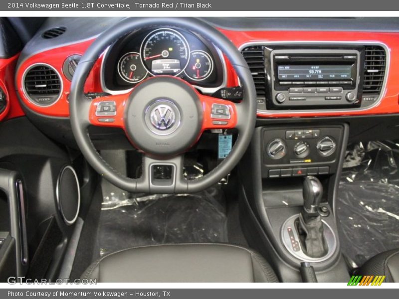 Tornado Red / Titan Black 2014 Volkswagen Beetle 1.8T Convertible