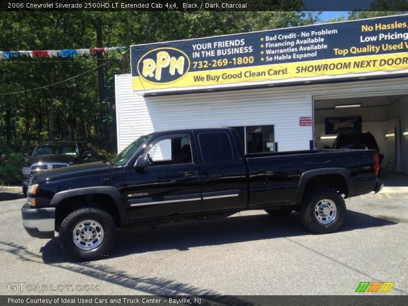 Black / Dark Charcoal 2006 Chevrolet Silverado 2500HD LT Extended Cab 4x4