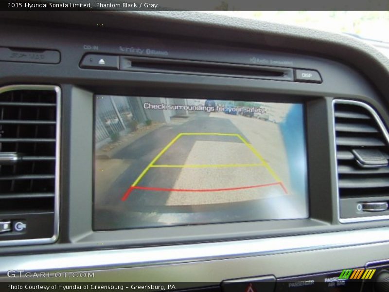 Phantom Black / Gray 2015 Hyundai Sonata Limited